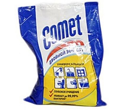 Средство чистящее COMET универсальное Лимон пачка 350гр 700402 от компании ИП Фомичев - фото 1