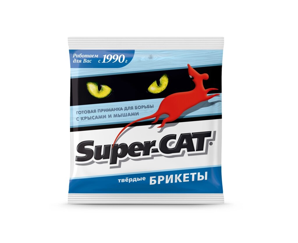 Средство для защиты от крыс и мышей «SuperCat» 4 шт от компании ИП Фомичев - фото 1