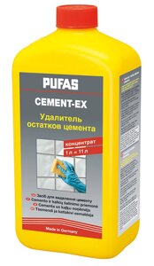 Средство PUFAS для удаления цементных налетов CEMENT-EX 6х1 л