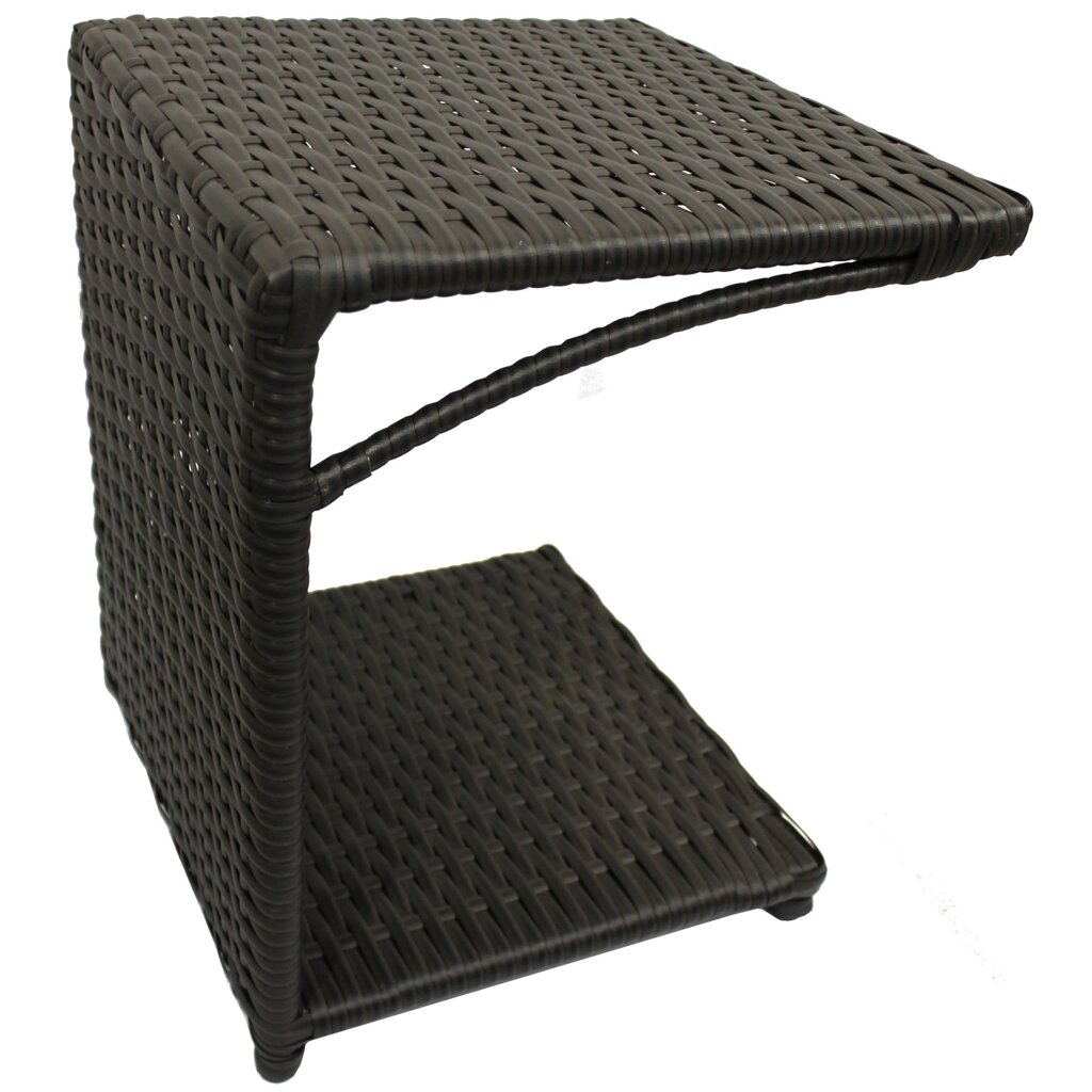 Стол для шезлонга 35x35 см коричневый от компании ИП Фомичев - фото 1