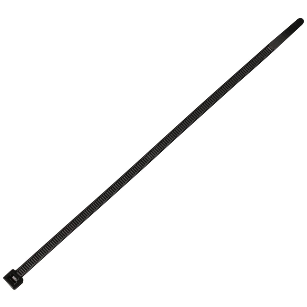Стяжка кабельная Standers 4.8x290 мм, цвет черный, 100 шт. от компании ИП Фомичев - фото 1