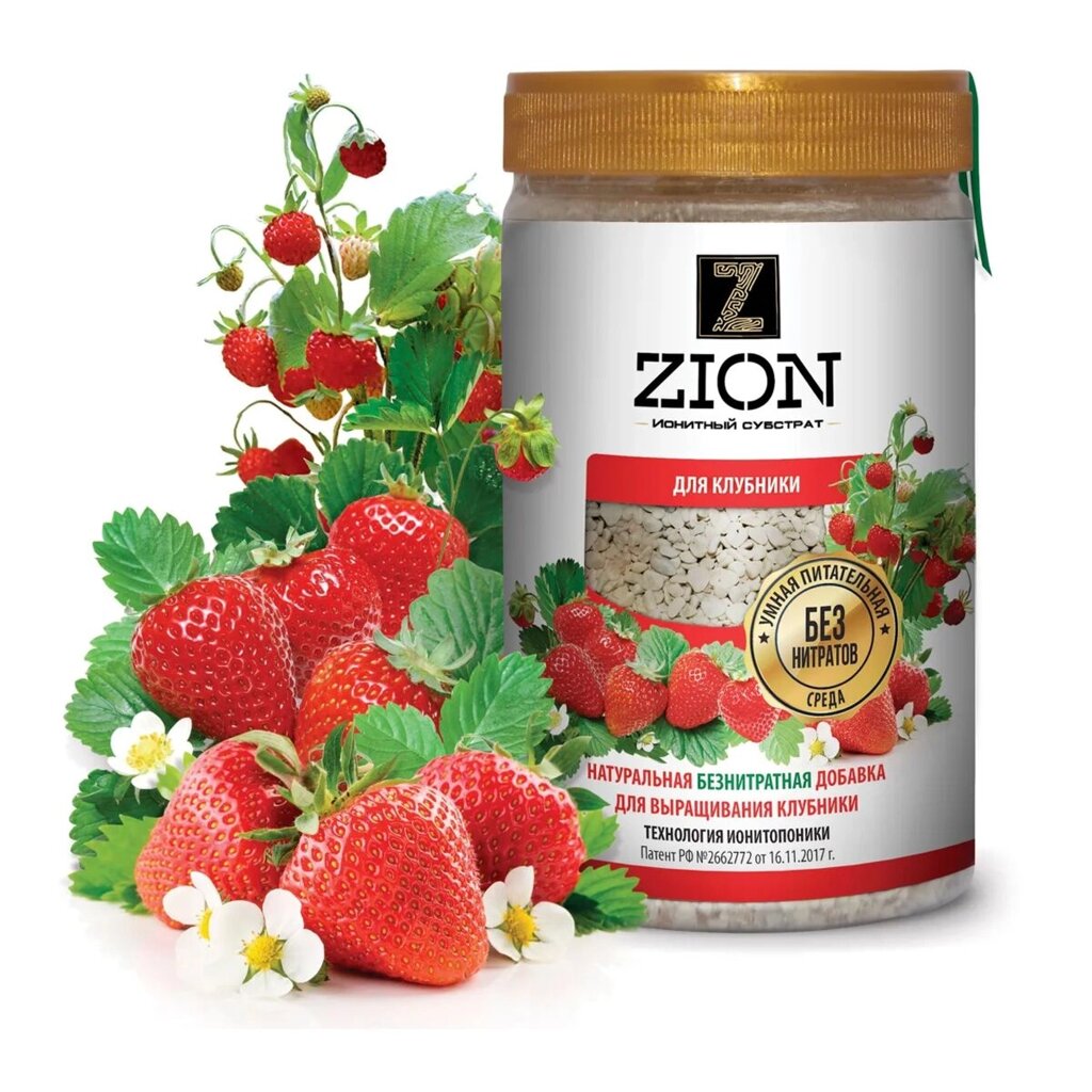Субстрат ионитный ZION (Цион) для выращивания клубники 700 гр от компании ИП Фомичев - фото 1