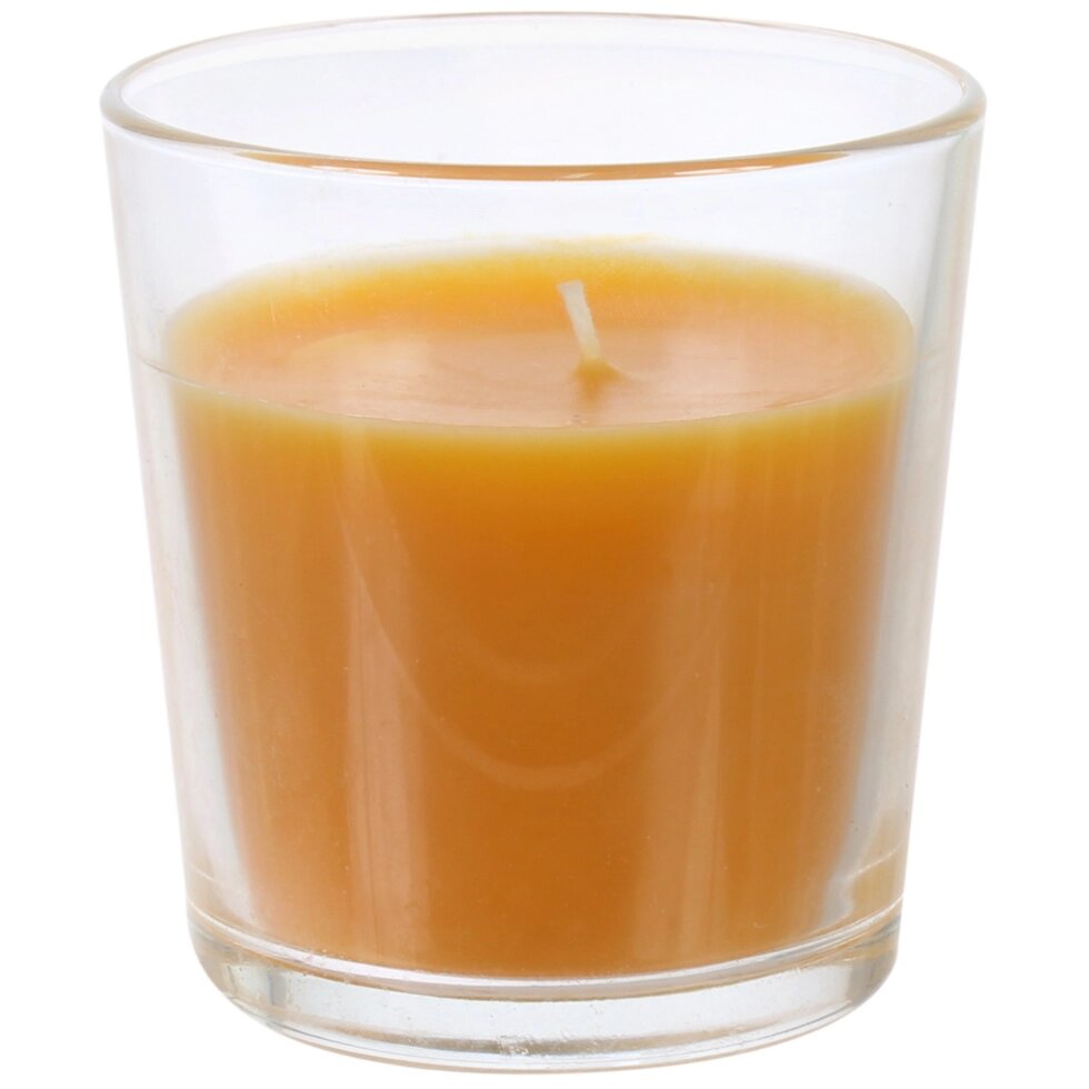 Свеча ароматизированная в стакане «Персик» от компании ИП Фомичев - фото 1
