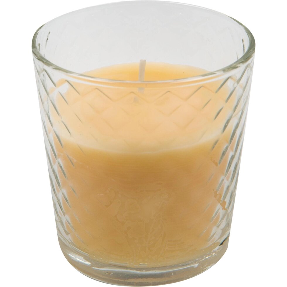 Свеча ароматизированная в стакане «Ваниль» от компании ИП Фомичев - фото 1