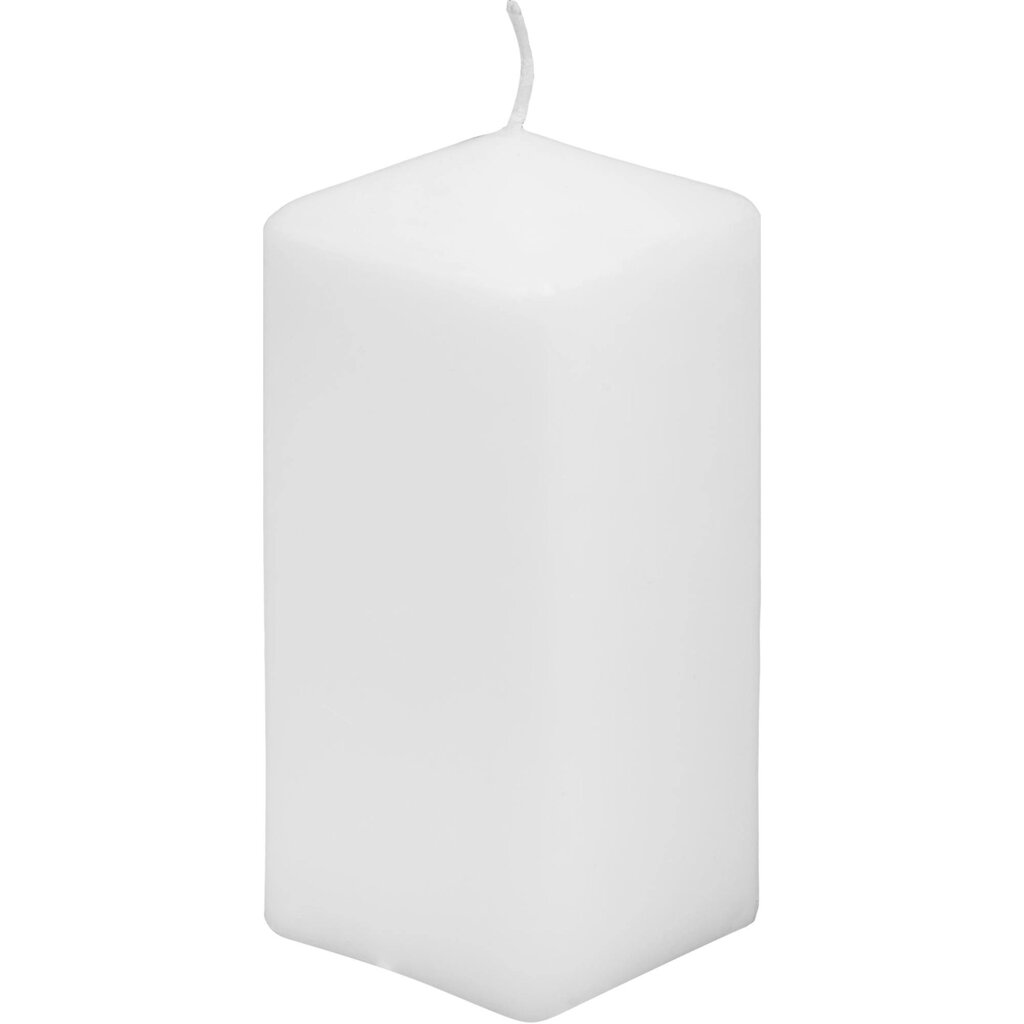 Свеча столбик белая 6x14 см от компании ИП Фомичев - фото 1