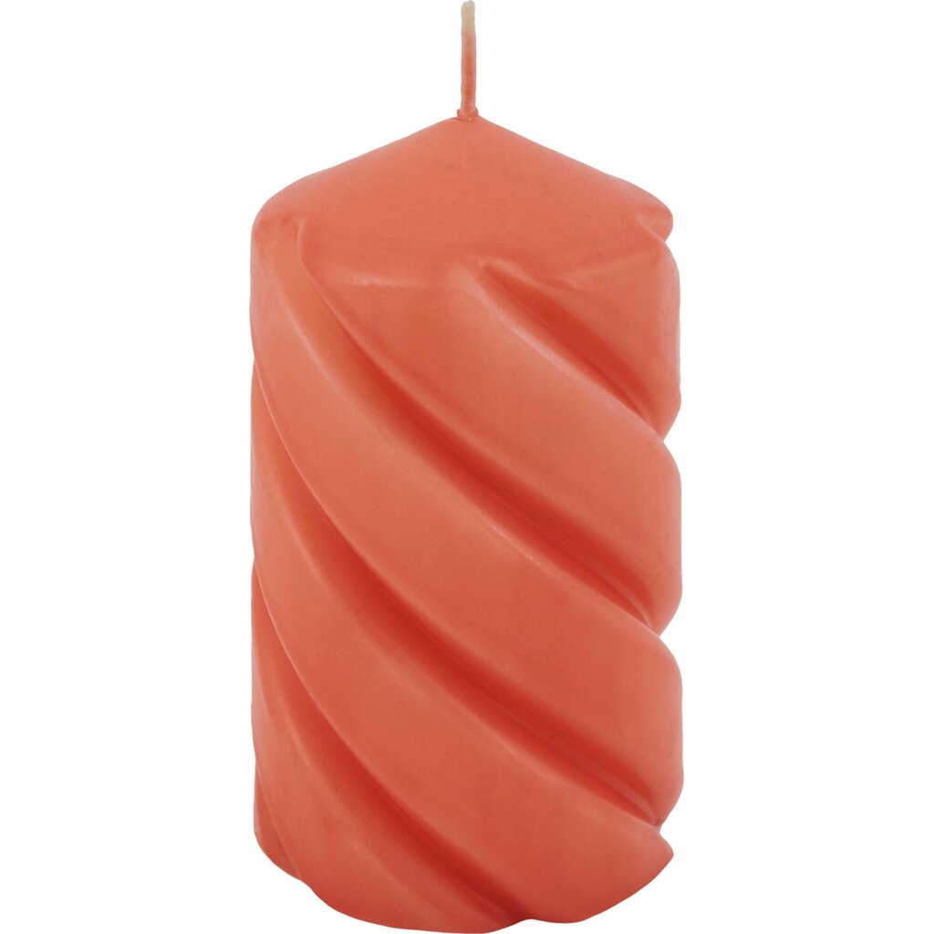 Свеча столбик цвет салмон 15 см от компании ИП Фомичев - фото 1