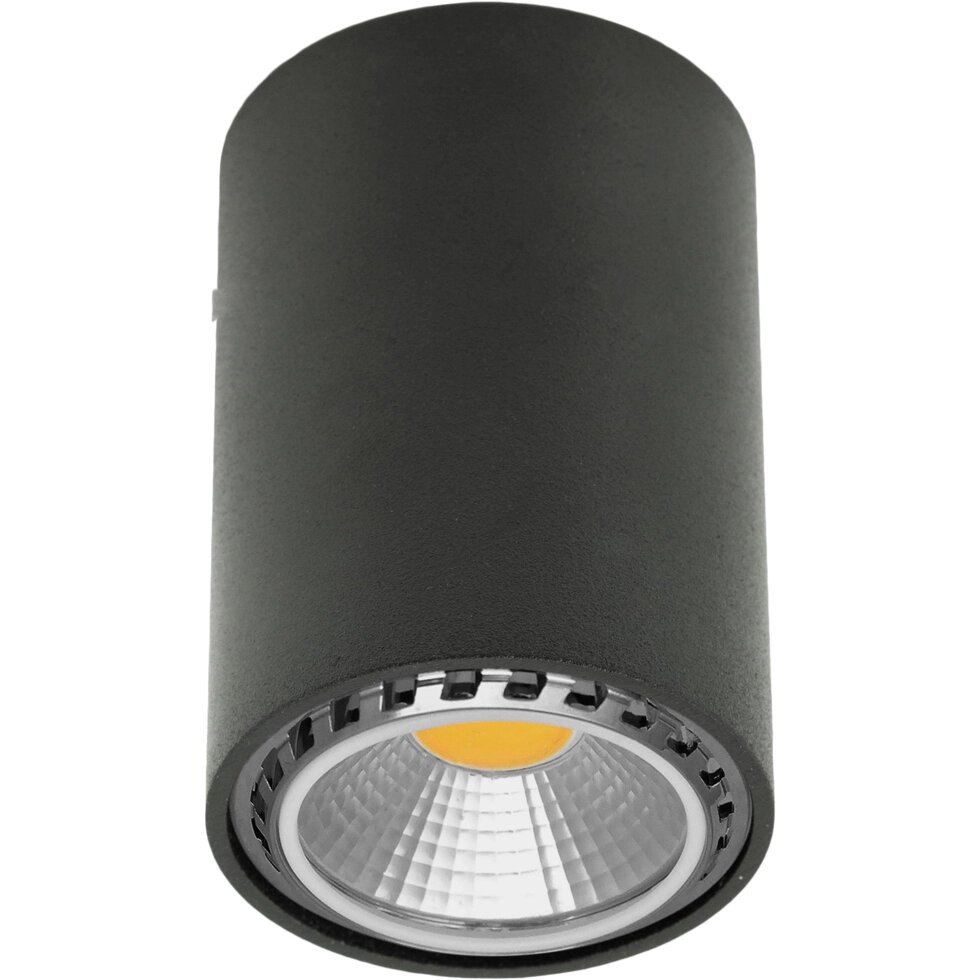 Светильник накладной цилиндрический, GU10, 8 см, цвет чёрный от компании ИП Фомичев - фото 1