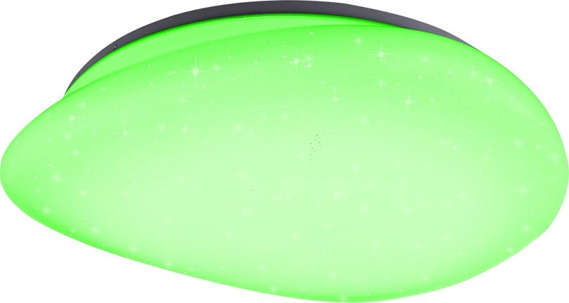 Светильник настенно-потолочный светодиодный Метеор с пультом управления, 24 м?, регулируемый цвет света RGBW, цвет белый от компании ИП Фомичев - фото 1