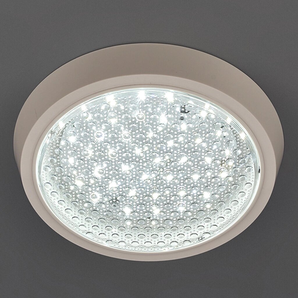 Светильник настенно-потолочный светодиодный Семь огней Лусон 15 Вт 1485 Лм 7 м?, холодный белый свет, цвет белый от компании ИП Фомичев - фото 1