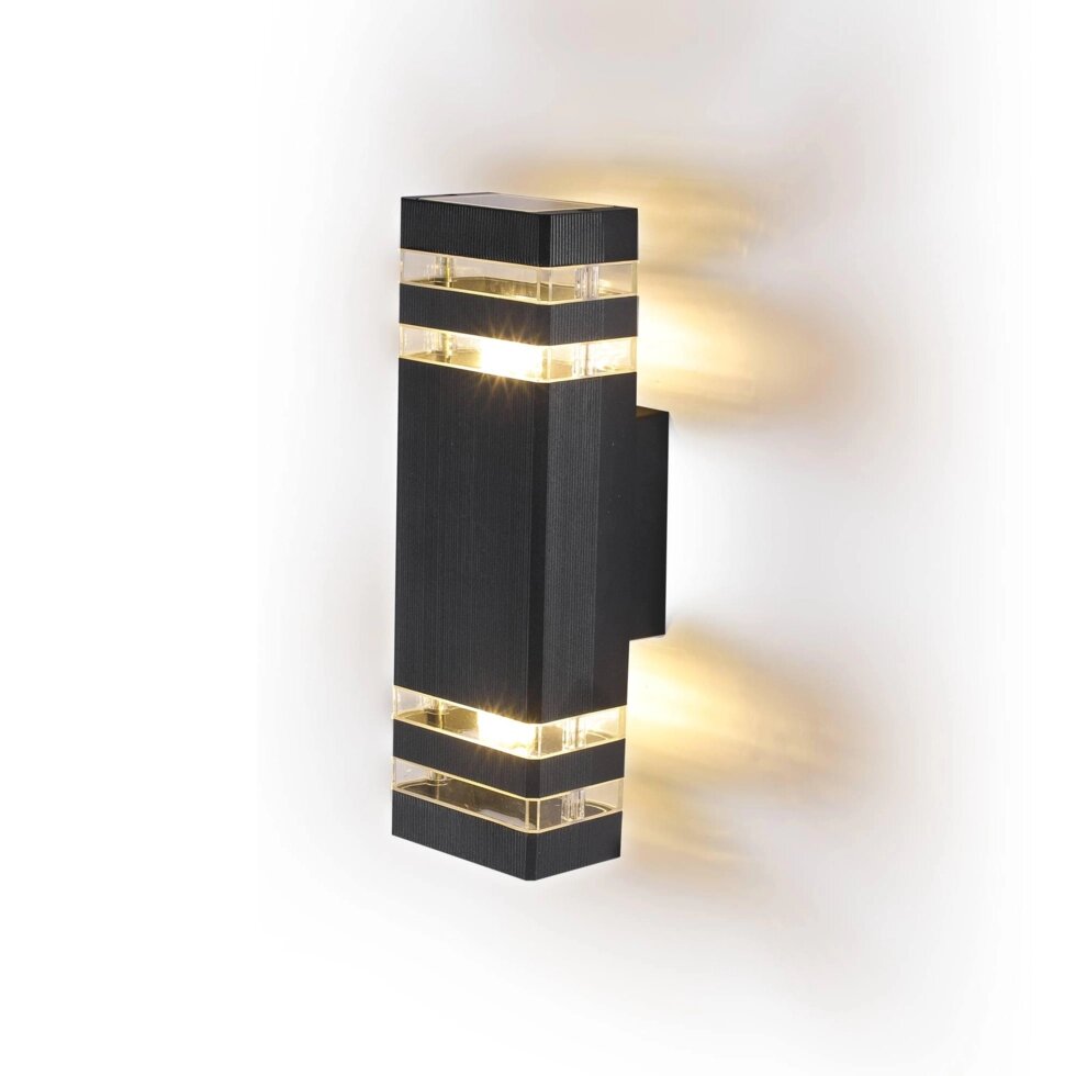 Светильник настенный уличный влагозащищенный Duwi Techno 24395 3 IP65 цвет черный от компании ИП Фомичев - фото 1