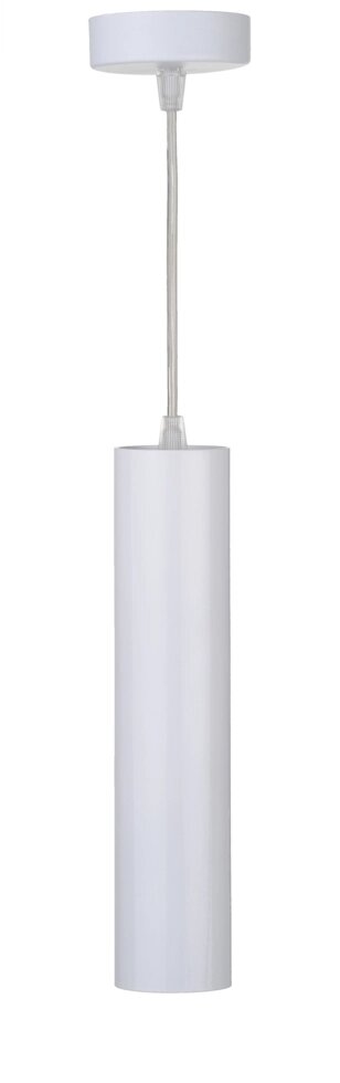Светильник подвесной , 1 м?, GU10, цилиндр, цвет белый от компании ИП Фомичев - фото 1