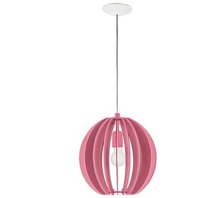 Светильник подвесной Fabella, 1 лампа, 12 м?, цвет розовый от компании ИП Фомичев - фото 1