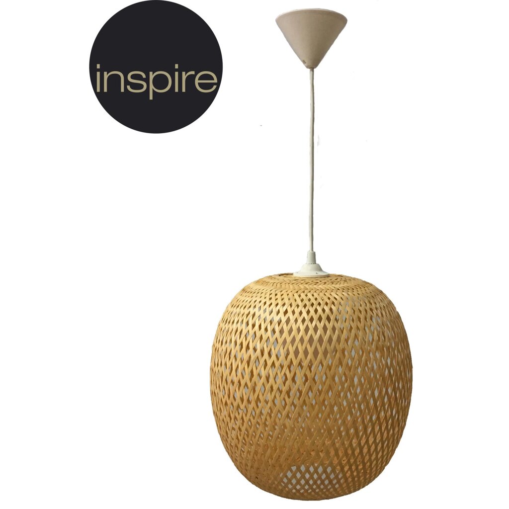 Светильник подвесной Inspire «Annam», 1 лампа, 1.5 м?, цвет бамбук от компании ИП Фомичев - фото 1