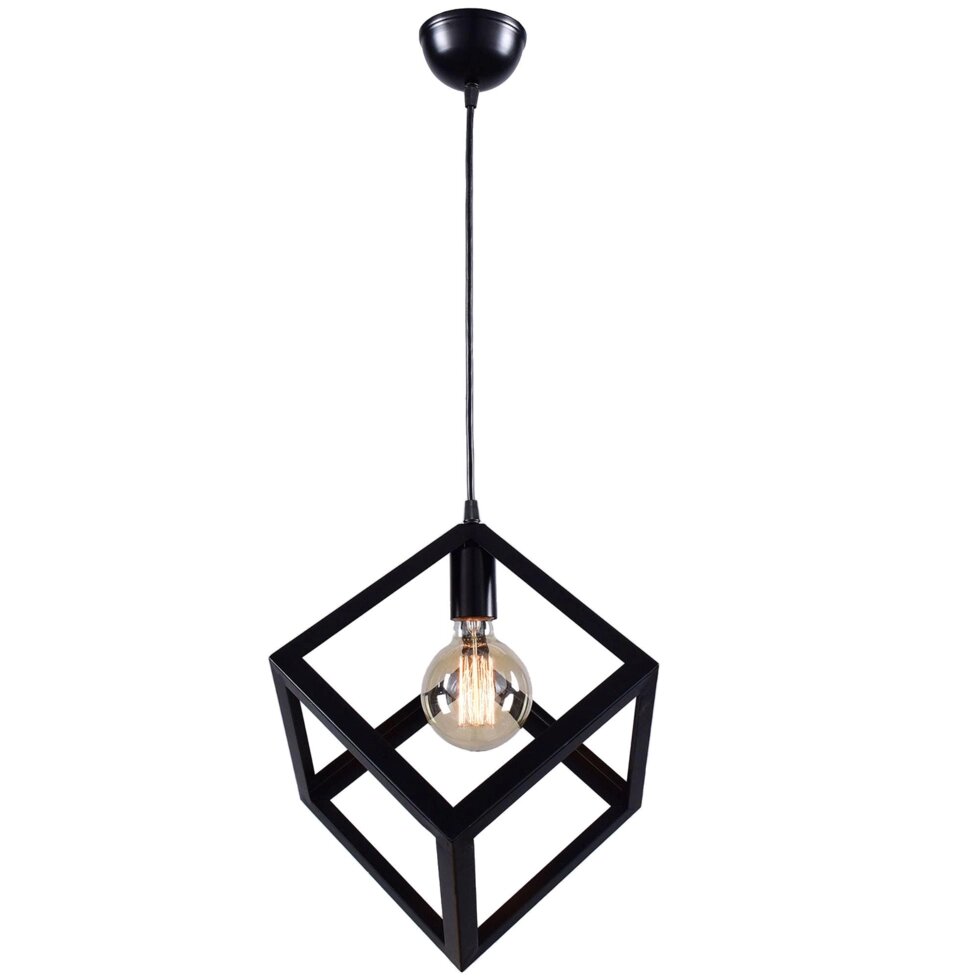 Светильник подвесной КС30101/1P, 1 лампа, 3 м?, цвет чёрный от компании ИП Фомичев - фото 1