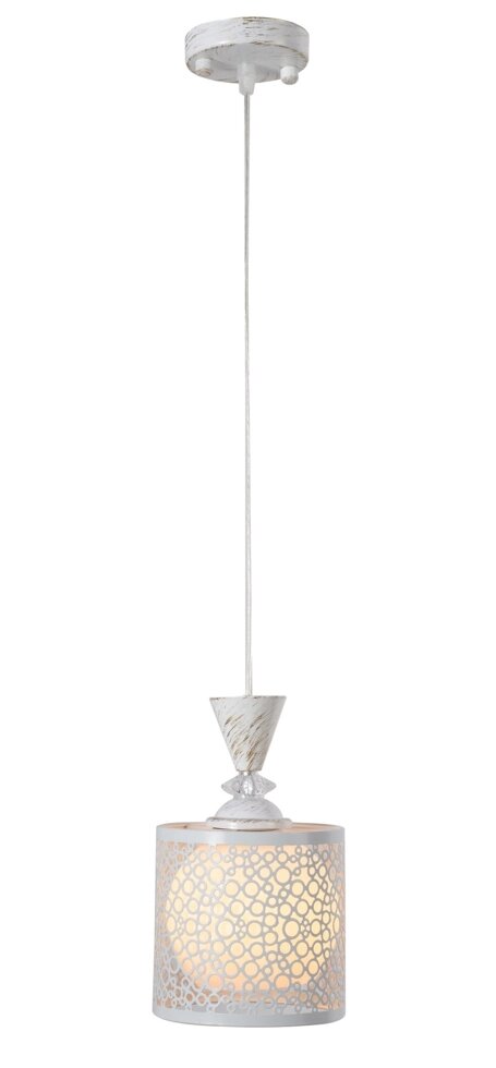 Светильник подвесной Lamplandia Pablo L1186-1, 1 лампа, 4 м?, цвет белый от компании ИП Фомичев - фото 1