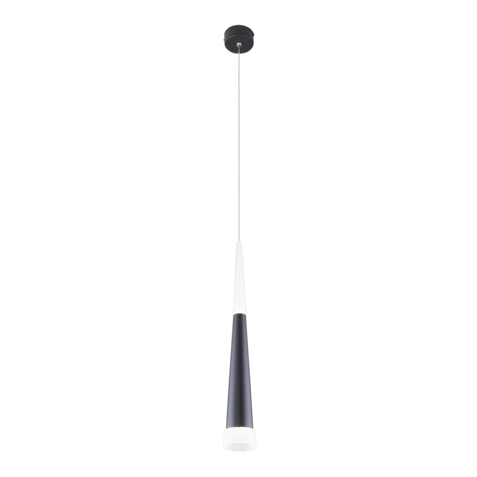 Светильник подвесной светодиодный DLR038, 3 м?, нейтральный белый свет, цвет чёрный от компании ИП Фомичев - фото 1