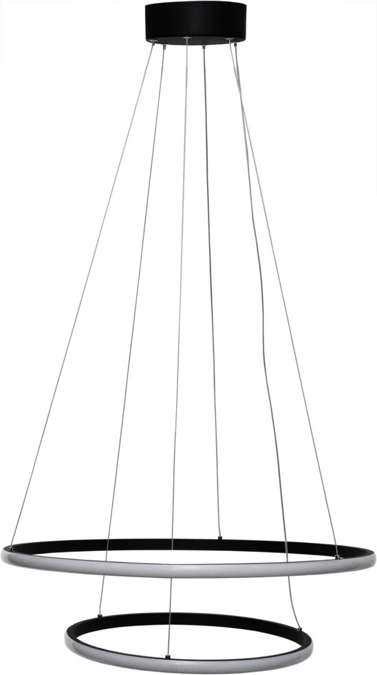 Светильник подвесной светодиодный Вита SMD, 9 м?, тёплый белый свет, цвет чёрный от компании ИП Фомичев - фото 1