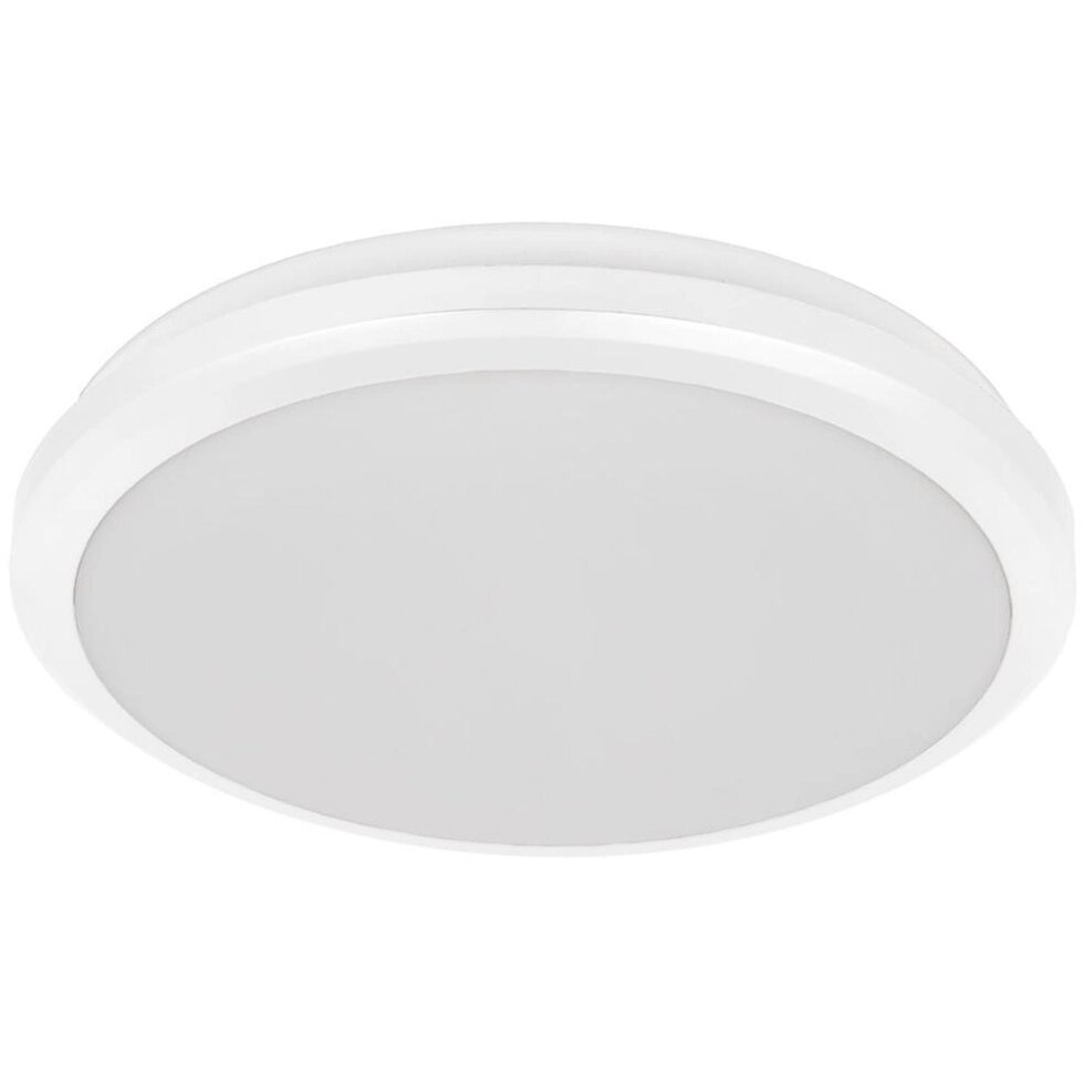 Светильник светодиодный ДПБ 3003 18 Вт IP54, накладной, круг, цвет белый от компании ИП Фомичев - фото 1