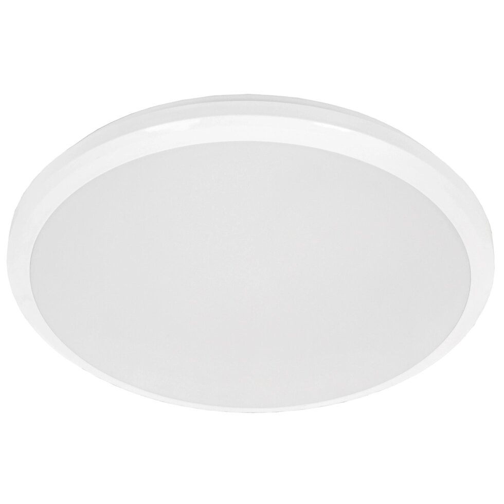 Светильник светодиодный ДПБ 3005 24 Вт IP54, накладной, круг, цвет белый от компании ИП Фомичев - фото 1
