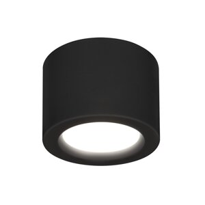Светильник точечный светодиодный накладной Elektrostandard DLR026, 3 м? белый свет, цвет матовый чёрный