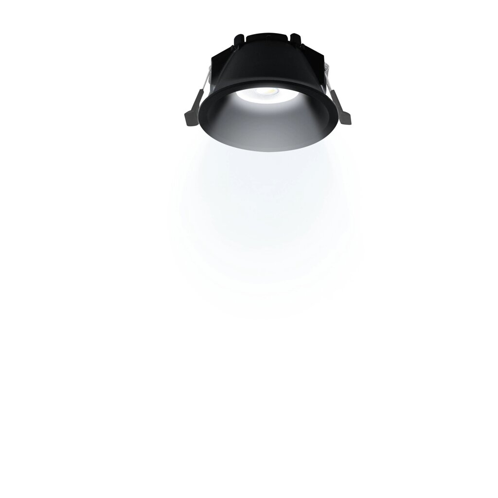 Светильник точечный встраиваемый Ritter Artin 51436 7 GU5.3 под отверстие 85 мм цвет черный от компании ИП Фомичев - фото 1