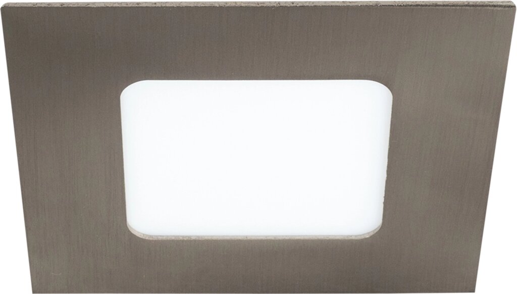 Светильник встраиваемый светодиодный квадратный DLUS LED5W, 5 Вт, цвет никель от компании ИП Фомичев - фото 1