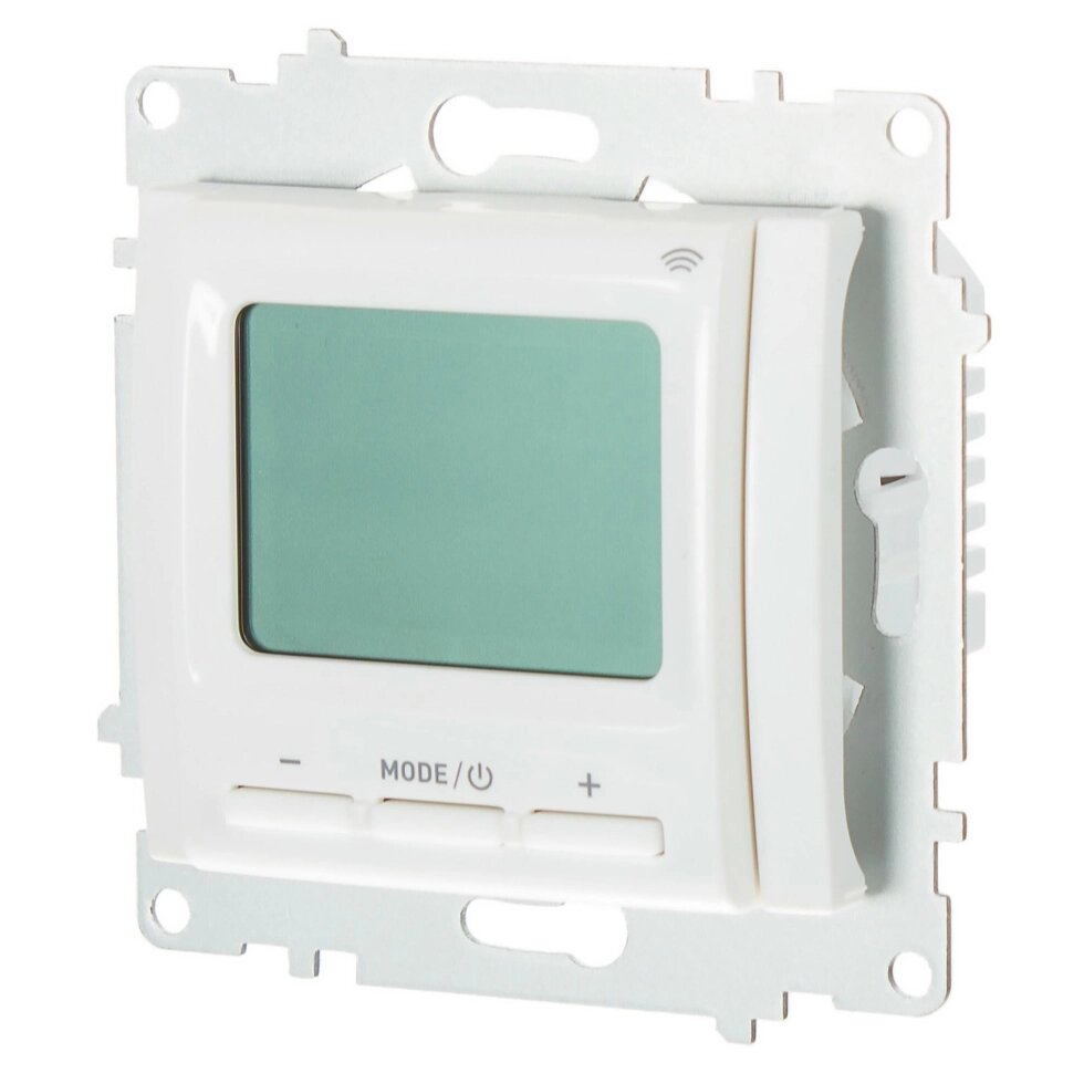 Терморегулятор для теплого пола Equation цифровой программируемый с wi-fi, цвет белый от компании ИП Фомичев - фото 1