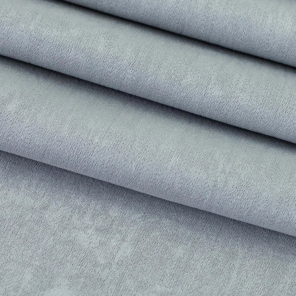 Ткань 1 м/п Однотонная 2718 мокрый шелк 280 см цвет серый от компании ИП Фомичев - фото 1