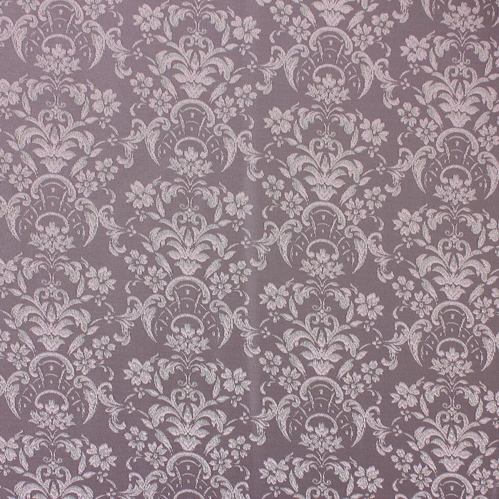 Ткань 1 п/м «Цветы», жаккард, 285 см, цвет бежевый, серый от компании ИП Фомичев - фото 1