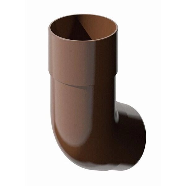 ТН ПВХ колено трубы 135°(82мм), коричневый от компании ИП Фомичев - фото 1