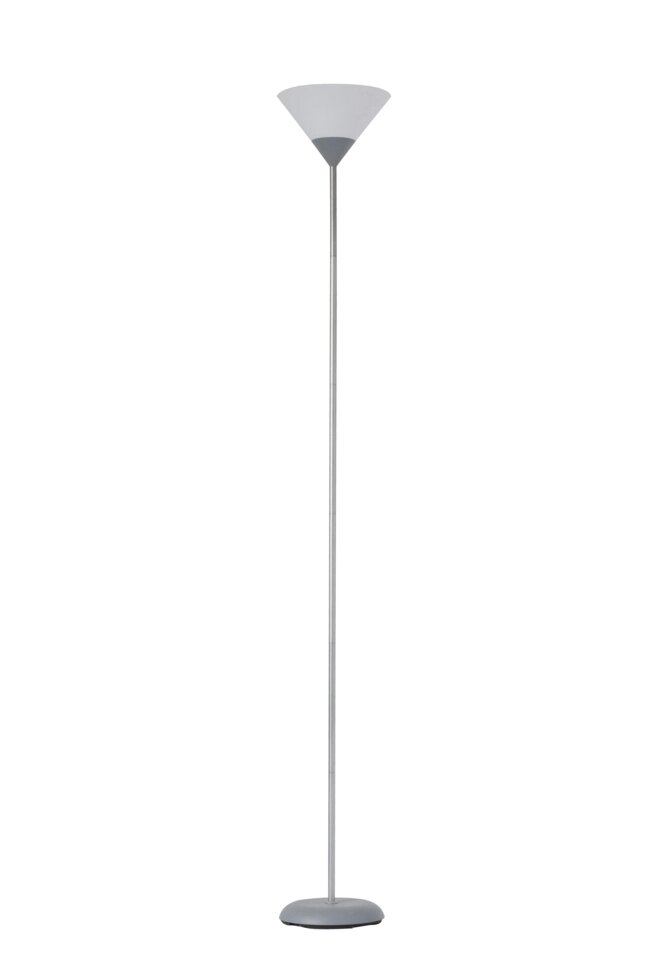 Торшер «Конус-1» 1xE27х60 Вт, пластик, цвет серебристый от компании ИП Фомичев - фото 1