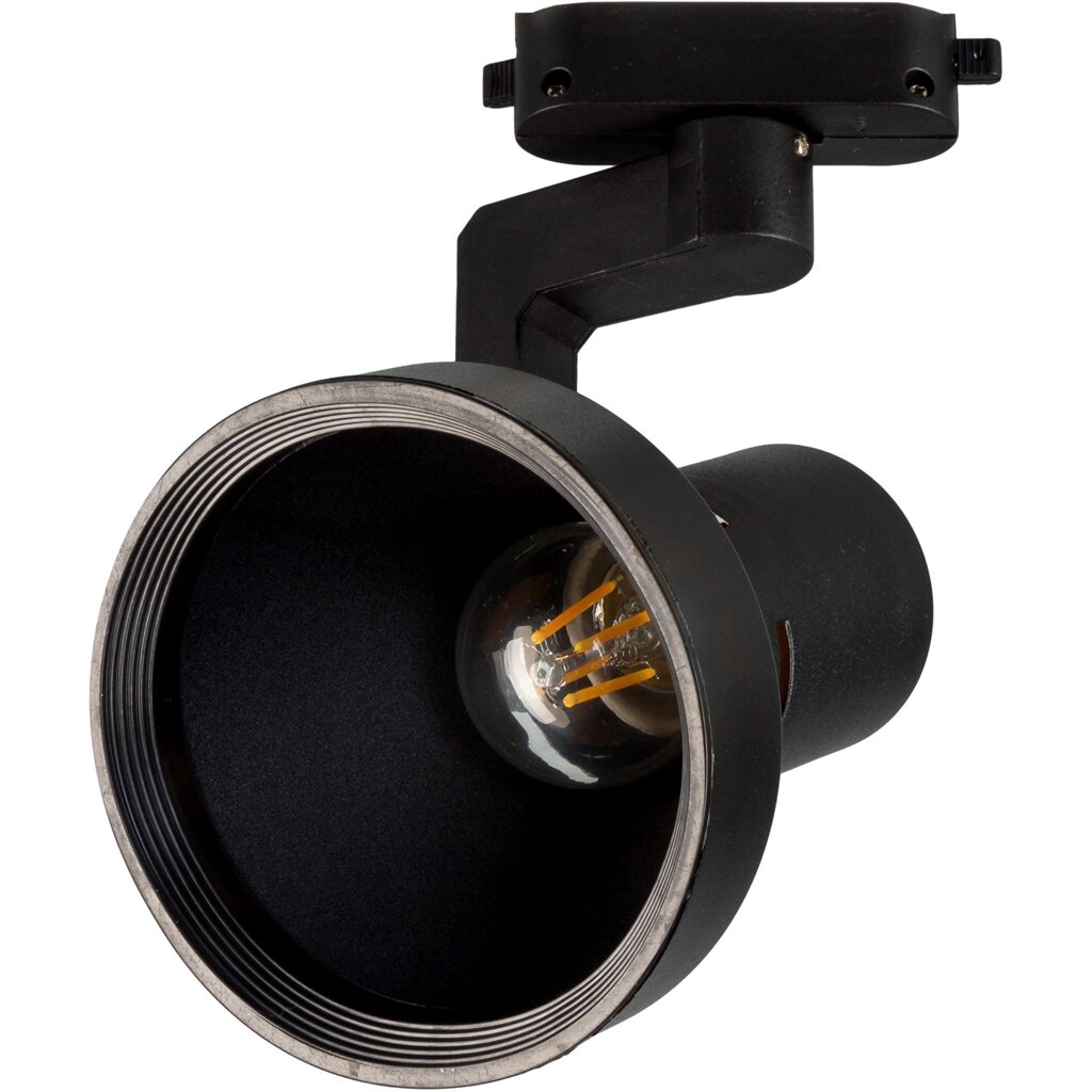 Трековый светильник Nido со сменной лампой Е27 60 Вт 3 м? цвет черный от компании ИП Фомичев - фото 1