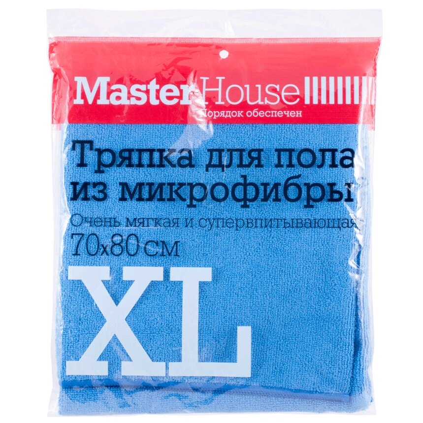 Тряпка Master House XL для пола из микрофибры 70x80 см 60178 от компании ИП Фомичев - фото 1