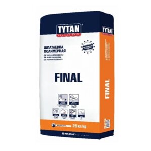 Tytan шпаклевка полимерная финишная FINAL BS42 (25кг)