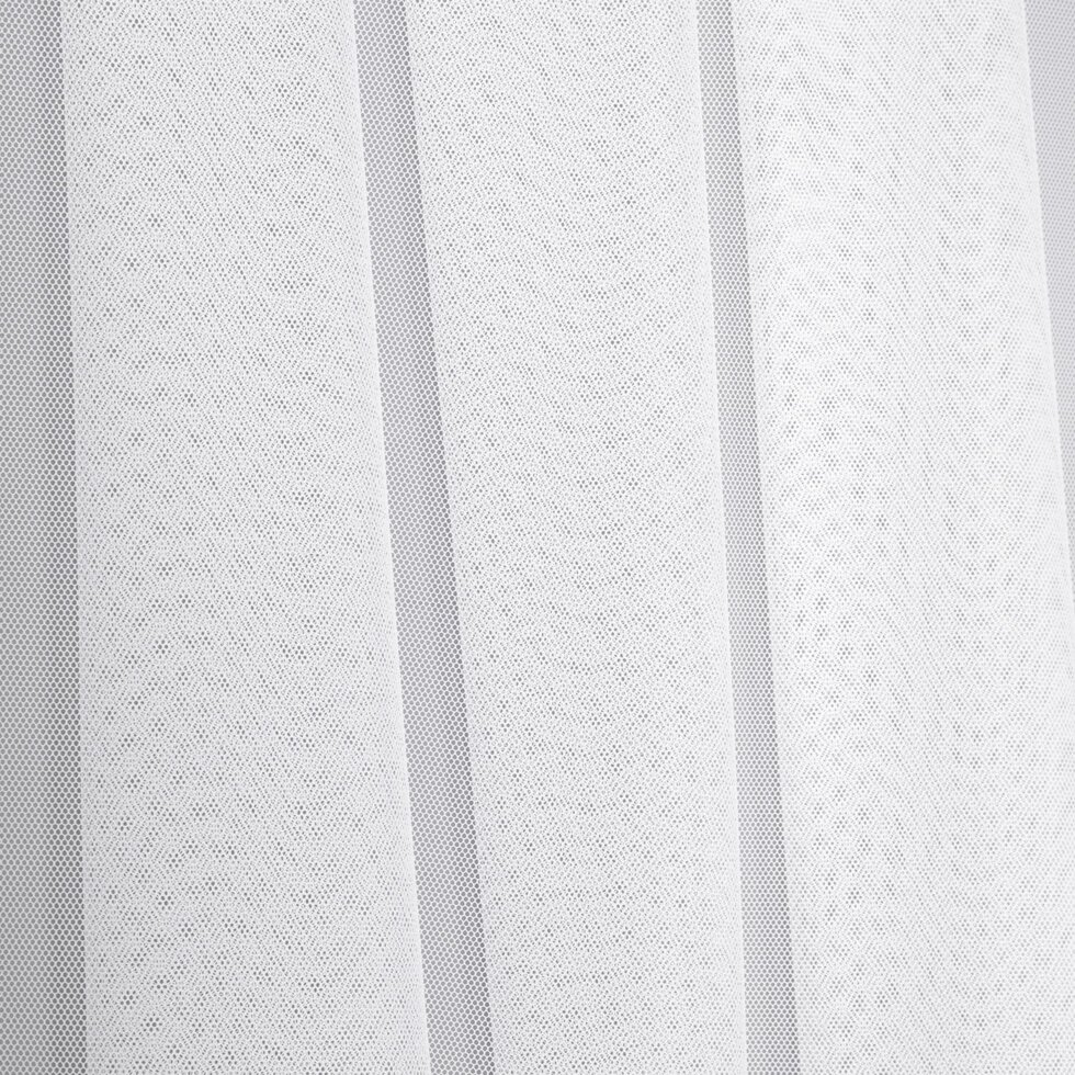 Тюль 1 м/п Французская сетка с утяжелителем 280 см цвет белый от компании ИП Фомичев - фото 1