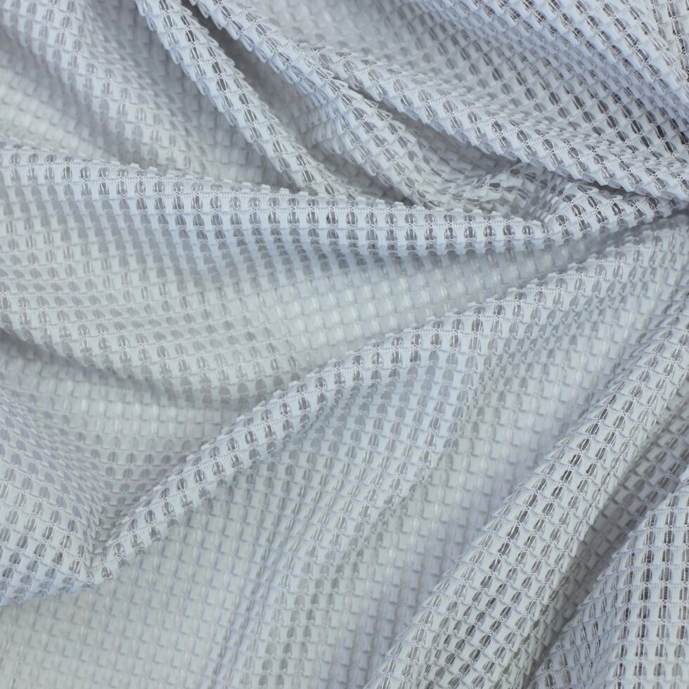 Тюль 1 м/п Однотонный W011475 сетка фэнтези 300 см цвет серый от компании ИП Фомичев - фото 1