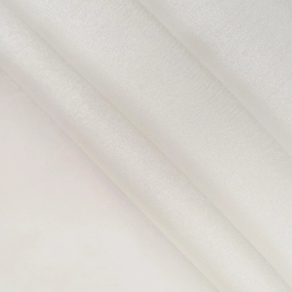 Тюль 1 м/п Venice01 органза 300 см цвет белый мерцающий от компании ИП Фомичев - фото 1