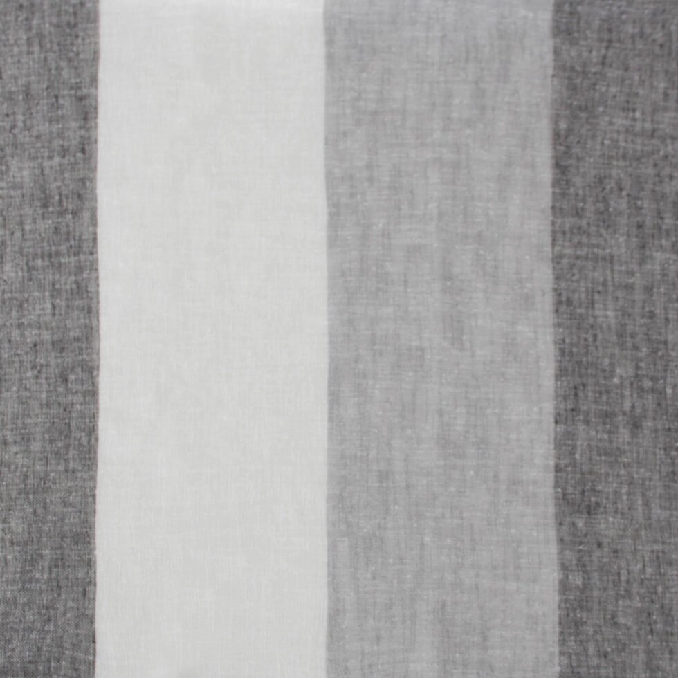 Тюль «Крупные полосы» 295 см цвет серый от компании ИП Фомичев - фото 1