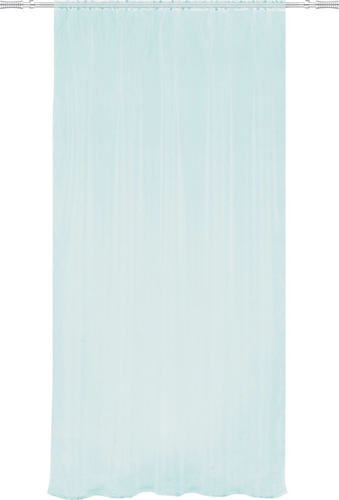 Тюль на ленте, 140x260 см, однотон, цвет голубой от компании ИП Фомичев - фото 1