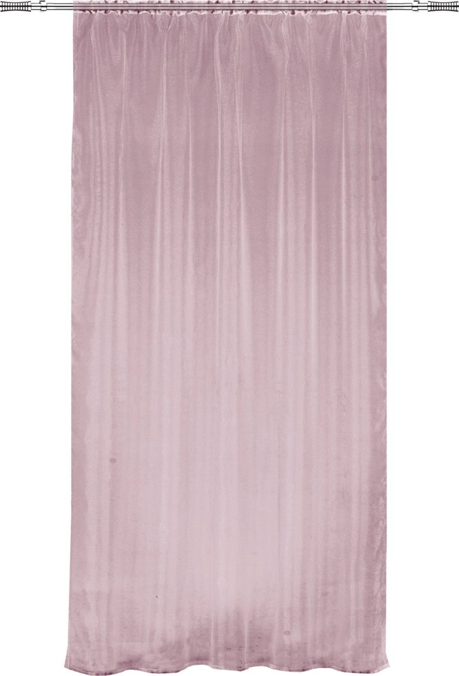 Тюль на ленте, 140x260 см, однотон, цвет сиреневый от компании ИП Фомичев - фото 1