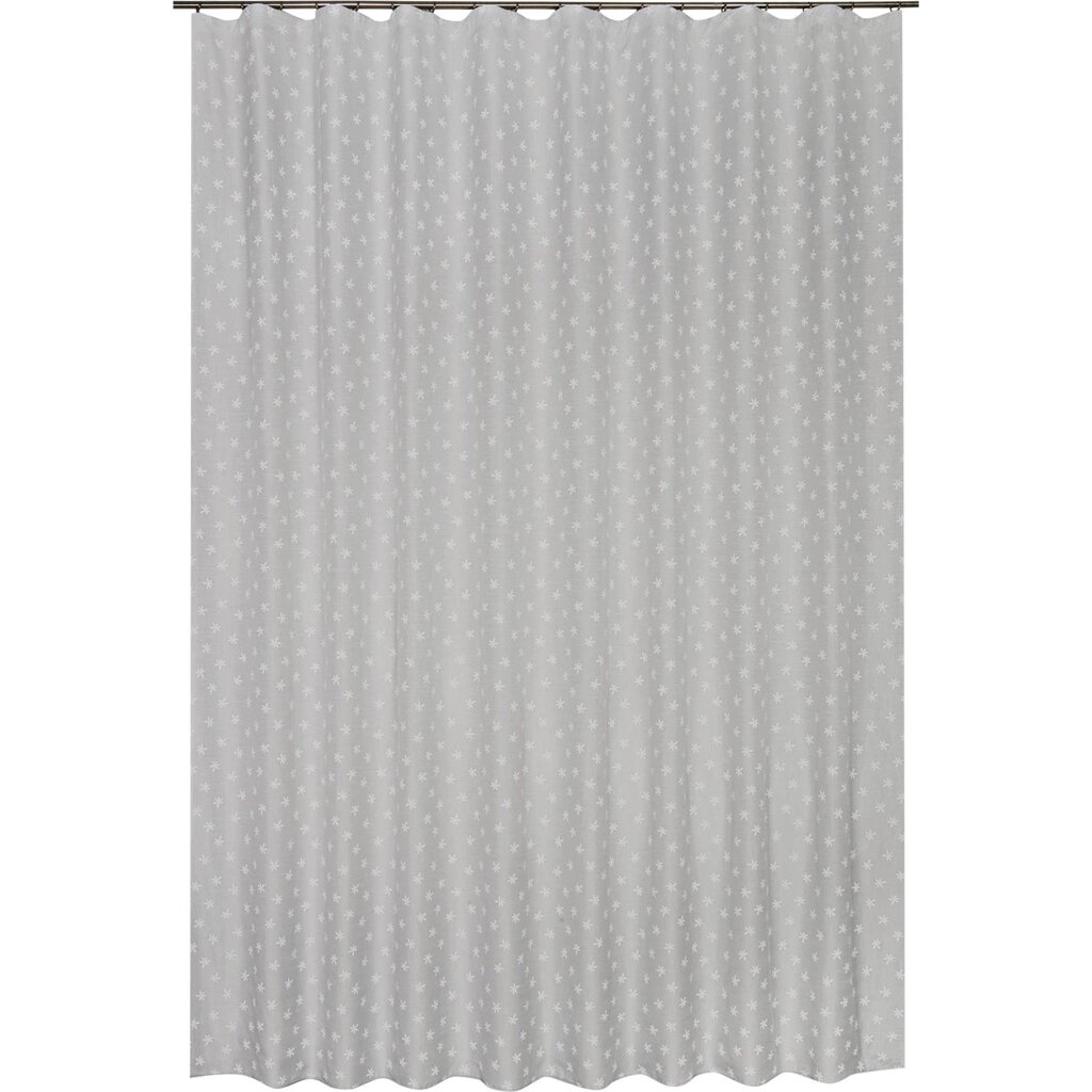 Тюль на ленте Лютик 250x260 см цвет серый от компании ИП Фомичев - фото 1
