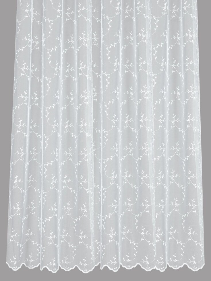 Тюль на ленте «Мия» 300x280 см цвет белый от компании ИП Фомичев - фото 1