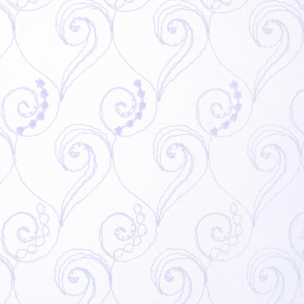 Тюль «Романтик» вышивка 285 см цвет белый от компании ИП Фомичев - фото 1