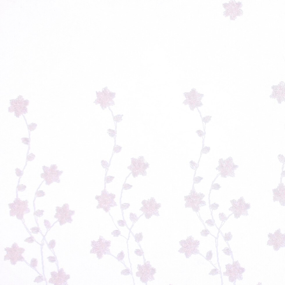 Тюль с вышивкой «Невеста» сетка 290 см цвет розовый от компании ИП Фомичев - фото 1