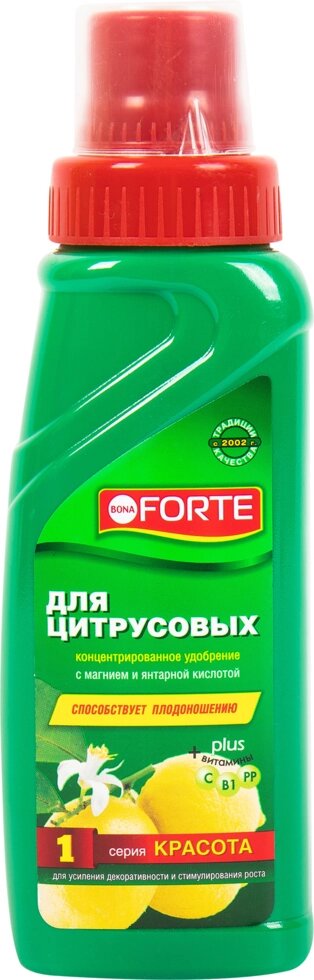 Удобрение «Bona Forte» для цитрусовых растений 0.285 л от компании ИП Фомичев - фото 1