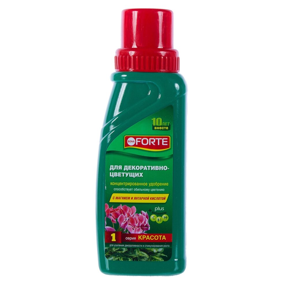Удобрение «Bona Forte» для декоративно-цветущих растений 0.285 л от компании ИП Фомичев - фото 1
