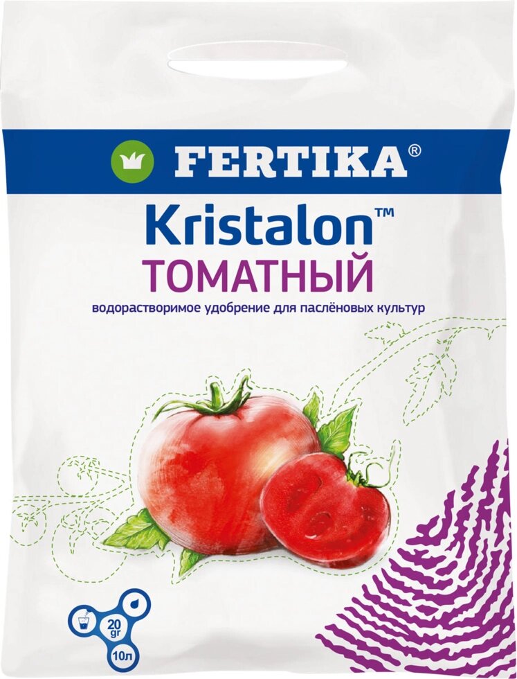 Удобрение Фертика Кристалон томатный 20 г от компании ИП Фомичев - фото 1