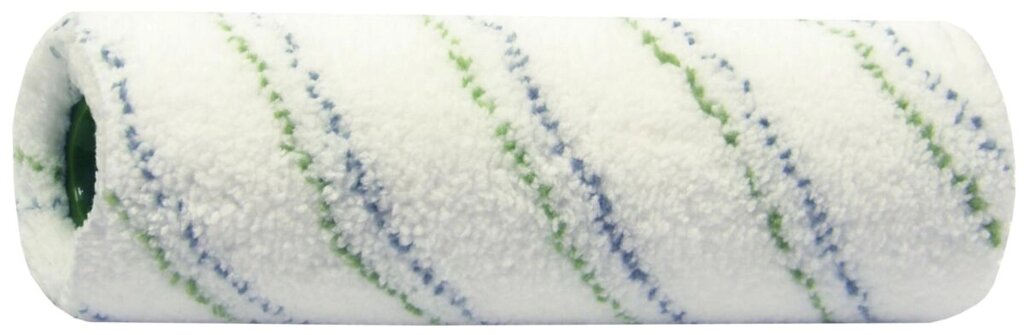 Валик  для жидких красок и антисептиков  (микрофазера) 25 см в сине-зеленую полоску от компании ИП Фомичев - фото 1
