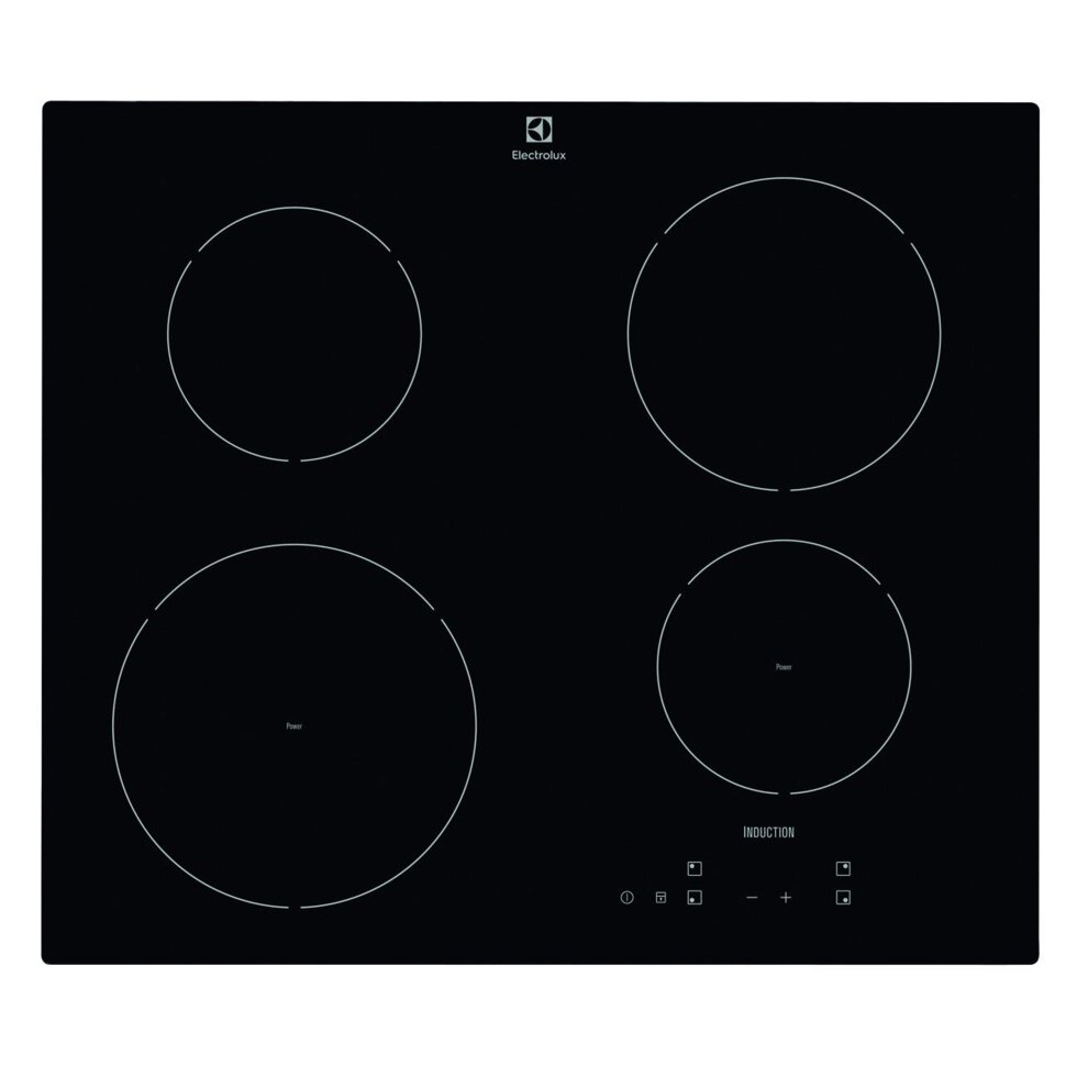 Варочная панель индукционная Electrolux IKE6420KB, 4 конфорки, 59x52 см, цвет чёрный от компании ИП Фомичев - фото 1