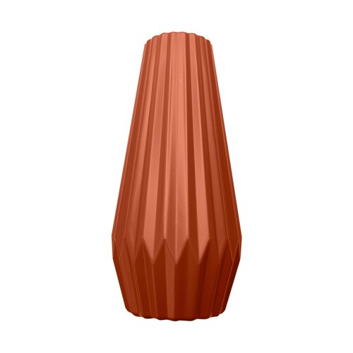 Ваза Art пластик коричневая 22 см